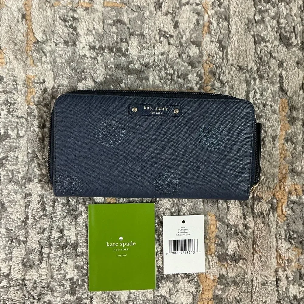 KATE SPADE HAVEN LANE FRENCHY/DOT WALLET! EUC!